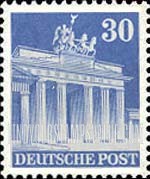 FindYourStampsValue: Historic Buildings - Brandenburg Gate, Berlin