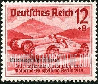 FindYourStampsValue: SEMI-POSTAL - Racing cars: Overprinted in Black