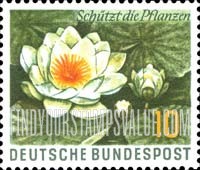 FindYourStampsValue: Protection of Wild Animals and Plants - Water Lily