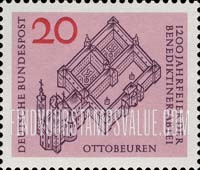 FindYourStampsValue: View of Ottobeuren Abbey