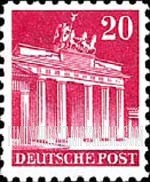FindYourStampsValue: Historic Buildings - Brandenburg Gate, Berlin