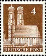 FindYourStampsValue: Historic Buildings - Our Lady's Church, Munich