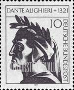 FindYourStampsValue: 650th Death Anniversary of Dante Alighieri, Poet