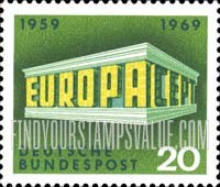 FindYourStampsValue: Europa Issue, 1969