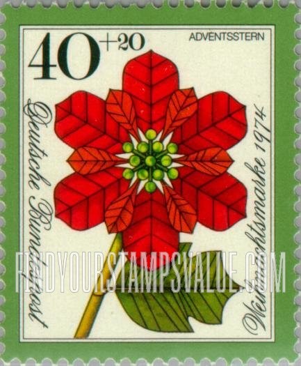 FindYourStampsValue: SEMI-POSTAL - Flowers: Advent decoration
