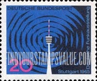 FindYourStampsValue: Waves and Stuttgart Television Tower