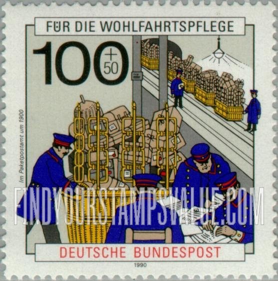 FindYourStampsValue: SEMI-POSTAL - Post and Telecommunications:  Post office, 1900