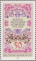 FindYourStampsValue: Birth Centenary of Rudolf Alexander Schröder, Writer, Designer and Lutheran Minister - Book Cover, by Alexander Schröder