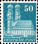 FindYourStampsValue: Historic Buildings - Our Lady's Church, Munich