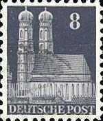 FindYourStampsValue: Historic Buildings - Our Lady's Church, Munich
