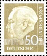 FindYourStampsValue: President Theodor Heuss
