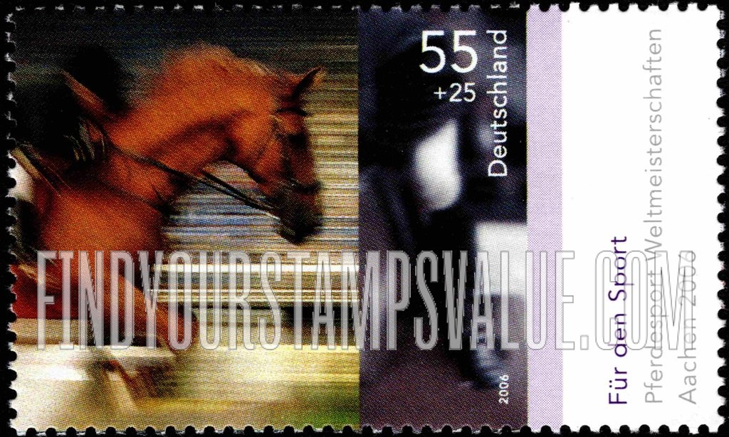 FindYourStampsValue: SEMI-POSTAL - Sports: Horse and rider, rider’s leg