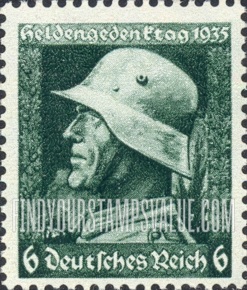 FindYourStampsValue: War Heroes' Day - German Soldier