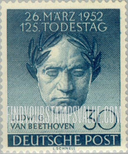 FindYourStampsValue: BERLIN - Ludwig van Beethoven