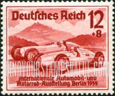 FindYourStampsValue: SEMI-POSTAL - Racing cars