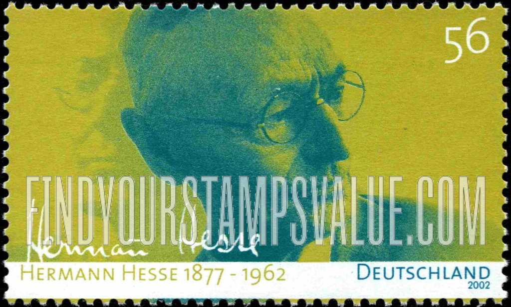 FindYourStampsValue: Hermann Hesse (1877-1962), Writer