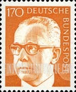 FindYourStampsValue: Gustav Heinemann, The Third President of Germany