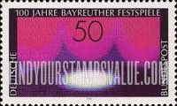 FindYourStampsValue: Centenary of the Bayreuth Festival - Modern Stage