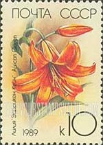 FindYourStampsValue: Russia: USSR, Cultivated Lilies - African Queen