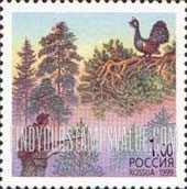 FindYourStampsValue: Russia: Russian Federation, Hunting - Wild Turkey