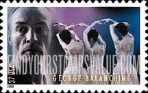 FindYourStampsValue: AMERICAN CHOREOGRAPHERS - George Balanchine and Dancers, Self-Adhesive Stamp