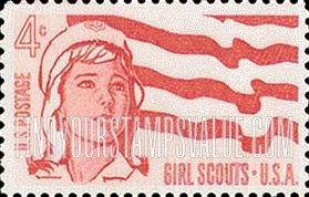 FindYourStampsValue: GIRL SCOUTS OF AMERICA, 50th ANNIVERSARY