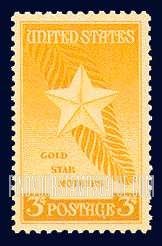 FindYourStampsValue: GOLD STAR MOTHERS - Star and Palm Frond