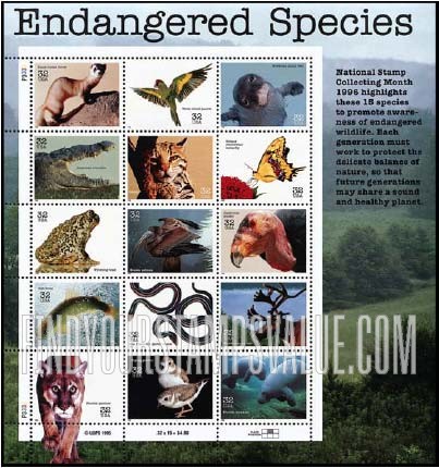 FindYourStampsValue: ENDANGERED SPECIES