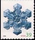 FindYourStampsValue: CHRISTMAS - Snowflake, Self-Adhesive Booklet Stamp