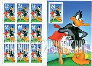 FindYourStampsValue: DAFFY DUCK, Self-Adhesive stamps