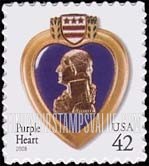 FindYourStampsValue: PURPLE HEART, Self-Adhesive stamp