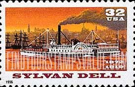 FindYourStampsValue: RIVERBOATS - Sylvan Dell, Self-adhesive stamp