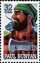 FindYourStampsValue: FOLK HEROES - Paul Bunyan