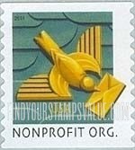 FindYourStampsValue: ART DECO BIRD, Self-Adhesive Coil stamp