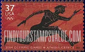 FindYourStampsValue: STYLIZED RUNNER, Self-Adhesive stamp