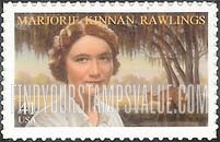 FindYourStampsValue: LITERARY ARTS - Marjorie Kinnan Rawlings, Self-Adhesive stamp