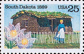 FindYourStampsValue: SOUTH DAKOTA STATEHOOD, 100th ANNIVERSARY
