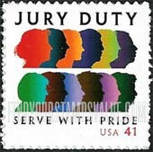 FindYourStampsValue: JURY DUTY - Serve with Pride, Self-Adhesive stamp