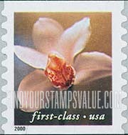 FindYourStampsValue: FLOWERS - Cymbidium Orchid, Self-Adhesive Coil Stamp