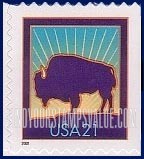 FindYourStampsValue: AMERICAN BUFFALO, Self-Adhesive Booklet Stamp