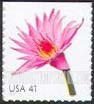 FindYourStampsValue: FLOWER BLOSSOMS - Water Lily, Self-Adhesive Booklet Stamp