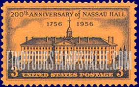 FindYourStampsValue: NASSAU HALL