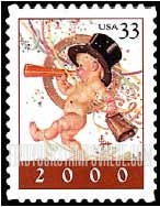 FindYourStampsValue: YEAR 2000 - Baby New Year, Self-adhesive stamp