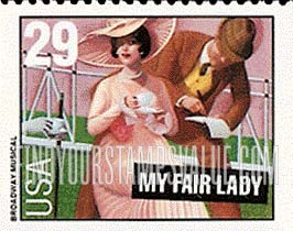 FindYourStampsValue: MY FAIR LADY - American Music Series, booklet stamp