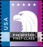 FindYourStampsValue: SPECTRUM EAGLE, Self-Adhesive Coil stamp