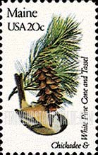 FindYourStampsValue: MAINE - State Birds and Flowers