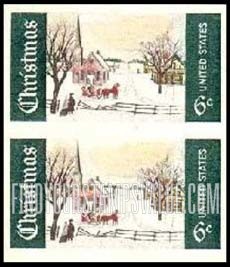 FindYourStampsValue: CHRISTMAS - Winter Sunday in Norway Maine