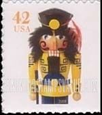 FindYourStampsValue: HOLIDAY NUTCRACKERS - Captain, Self-Adhesive Booklet Stamp