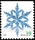 FindYourStampsValue: CHRISTMAS - Snowflake, Self-Adhesive Booklet Stamp