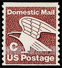 FindYourStampsValue: "C" AND EAGLE, Coil Stamp